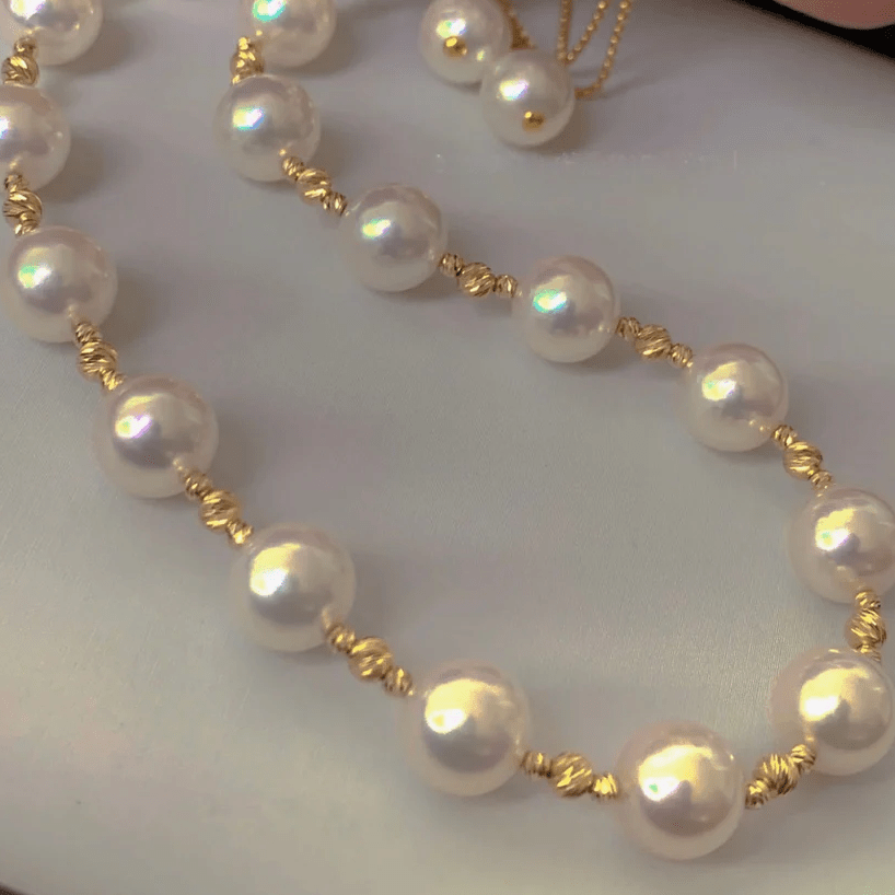 Collier Douce Perle Éthérée 🫧 - Or 14K Loriele™