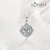 Collier Sérénade Scintillante en Argent Sterling 925 - Diamant Moissanite 1 Carat 💎