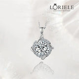 Collier Sérénade Scintillante en Argent Sterling 925 - Diamant Moissanite 1 Carat 💎
