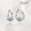 Boucles d'oreilles Pureté Étincelante En Argent Sterling - Diamant Moissanite 1 Carat 💎
