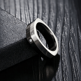 Bague Carrée Nuance Nocturne - Pierre moissanite 1 Carat 💎