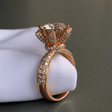 Bague Magnolia en argent sterling 925 avec Diamant 2 CARATS 💎