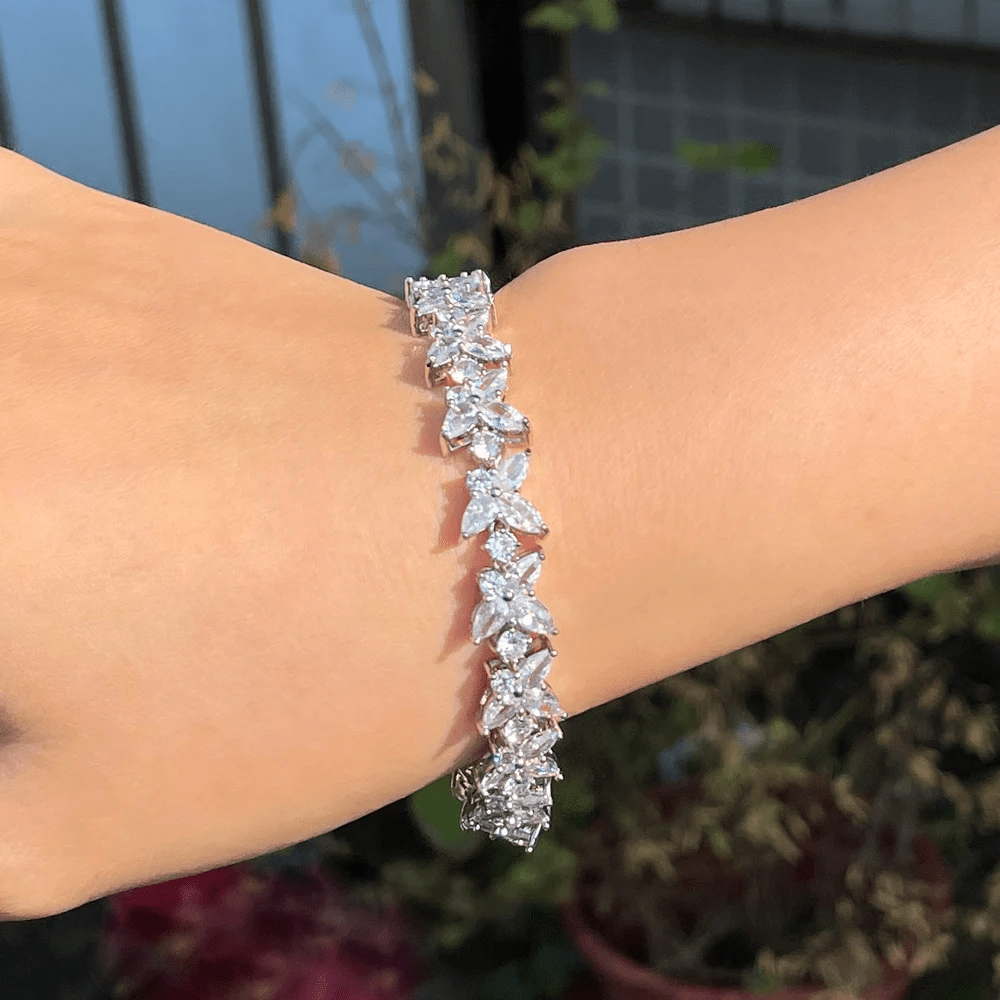LORIELE - Bracelet Ajustable Aélysia Quartz Argent sterling 925 💎
