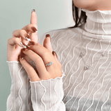 Bague Solitaire Célestine Plaqué Or - Diamant Moissanite 1 Carat 💎