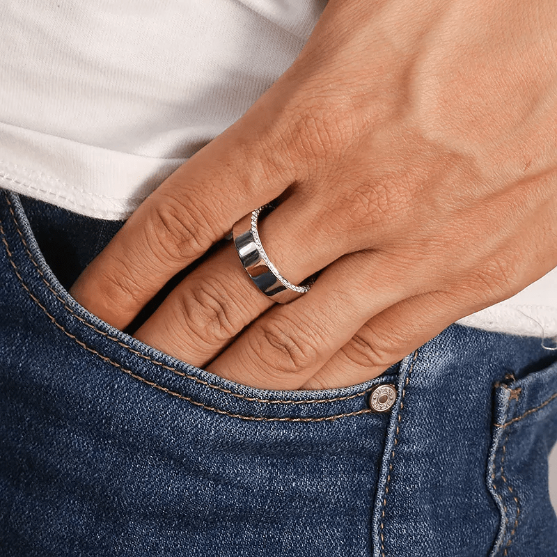 Anneaux de CARLA - Plaqué Or 18 Carats & Argent Sterling 925 - Diamant Moissanite 1 Carat 💎