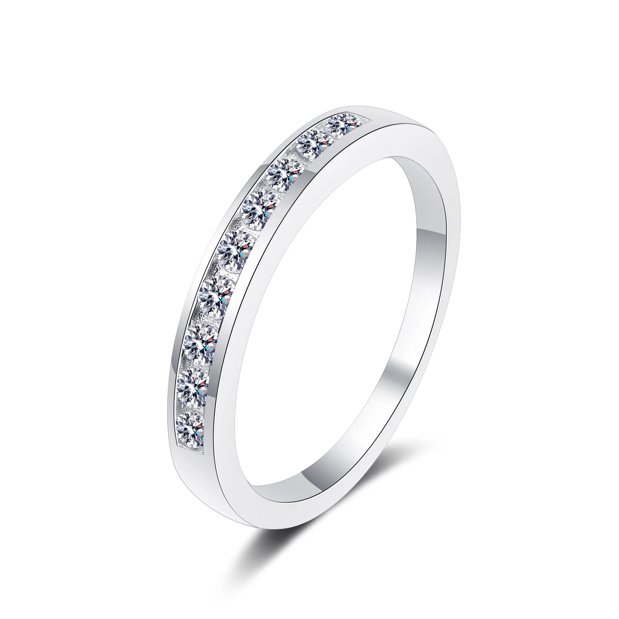 Bague Clarté Épurée En Argent Sterling 925 - Diamant Moissanite 1 Carat 💎Loriele™