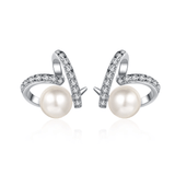 Boucles d'oreilles Perle de Freya's en Argent Sterling 925 Loriele™
