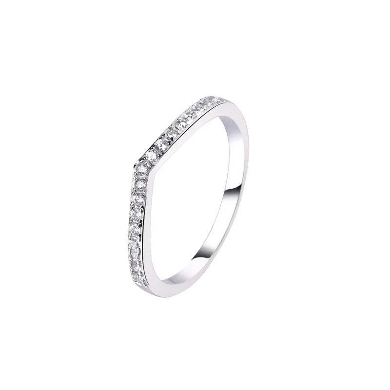 Bague ARC Silver en Argent Sterling 925 - Serti Oxyde De Zirconium 💎