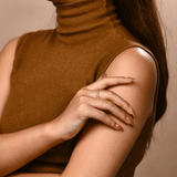 LORIELE - Anneaux Radiantia Caeli en Or 18K - Diamant Moissanite 1 Carat 💎