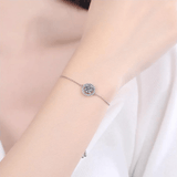 LORIELE - Bracelet Ajustable Thalia Lunestone Argent sterling 925 💎