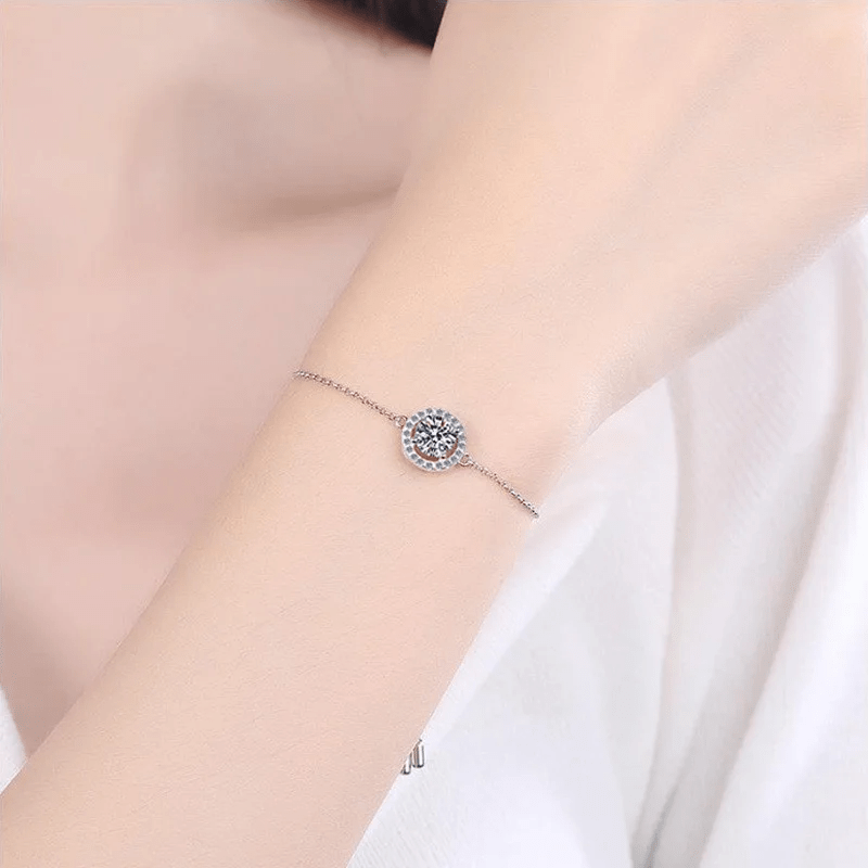 LORIELE - Bracelet Ajustable Thalia Lunestone Argent sterling 925 💎