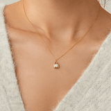 Collier Cadenas Aegis Hestia – Diamant Moissanite💎