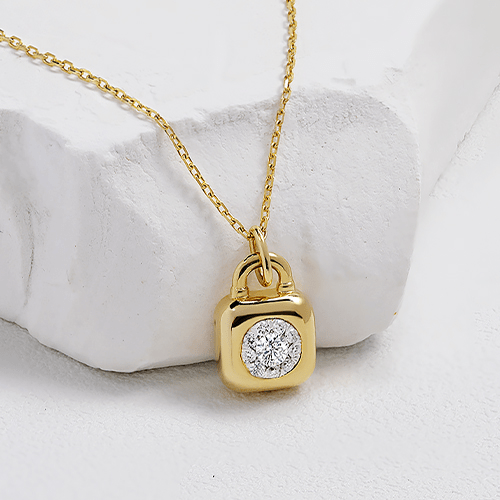 Collier Cadenas Aegis Hestia – Diamant Moissanite💎