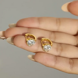 Boucles d’oreilles Curved Cléophée - Diamant Moissanite💎
