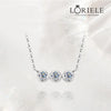 Collier Éclat Trilogie Scintillante en Argent Sterling 925 - Diamant Moissanite 1 Carat 💎