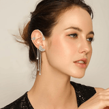 Clips d’oreilles Cascade d’Astéria💧- Zircone Cubique 💎 x2