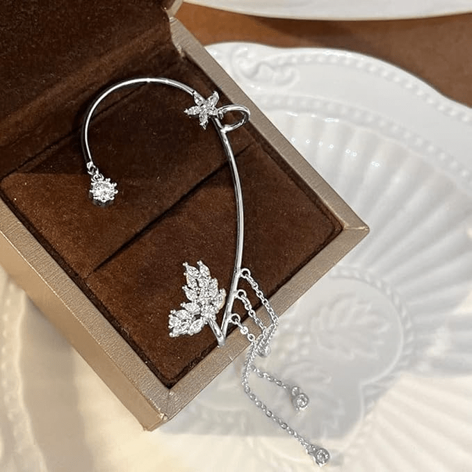 Clips d’oreilles Cascade d’Astéria💧- Zircone Cubique 💎 x2