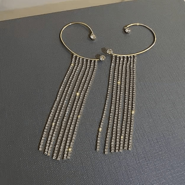 Clips d’oreilles a pompon ✨ - Zircone Cubique 💎 x2