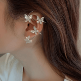Clips dâoreilles Papillon Monarque đŠ - Zircone Cubique đ x2