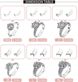 Ajusteurs Invisibles de Taille de Bague 8 Pièces 📏