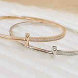 LORIELE - Bracelet Zenobia Cristal plaqué Or 14K🌹