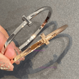 LORIELE - Bracelet Zenobia Cristal plaqué Or 14K🌹