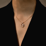 Collier Or Rayon d’Hélios 18ct - Diamant Moissanite 1 Carats💎Loriele™