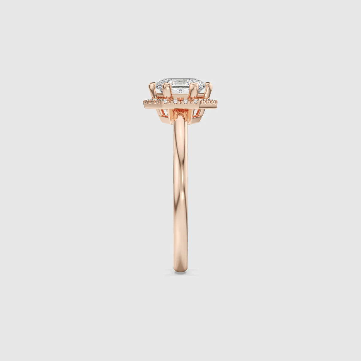 Bague Cristal Hexagonal - Diamant Moissanite💎