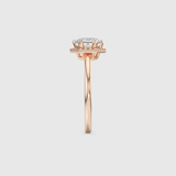Bague Cristal Hexagonal - Diamant Moissanite💎