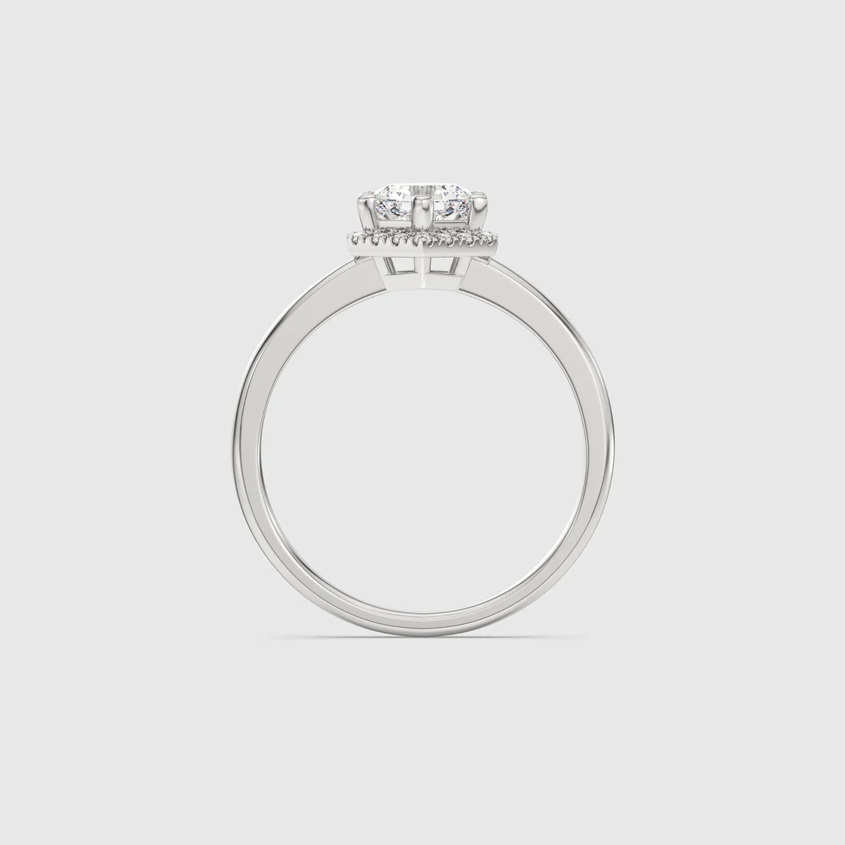 Bague Cristal Hexagonal - Diamant Moissanite💎