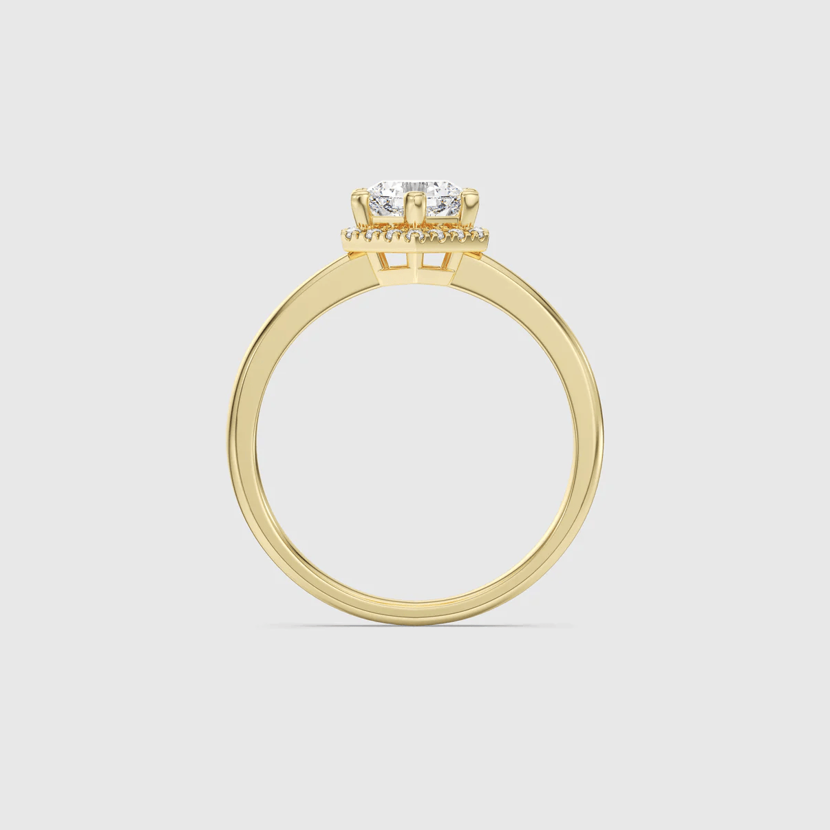 Bague Cristal Hexagonal - Diamant Moissanite💎