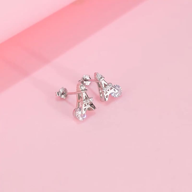 Boucles d'oreilles Ici Paris 🇫🇷 - Diamant Moissanite 💎