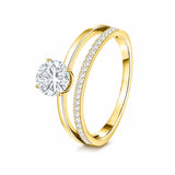 Bague loriele Lia Dualis - Diamant Moissanite💎