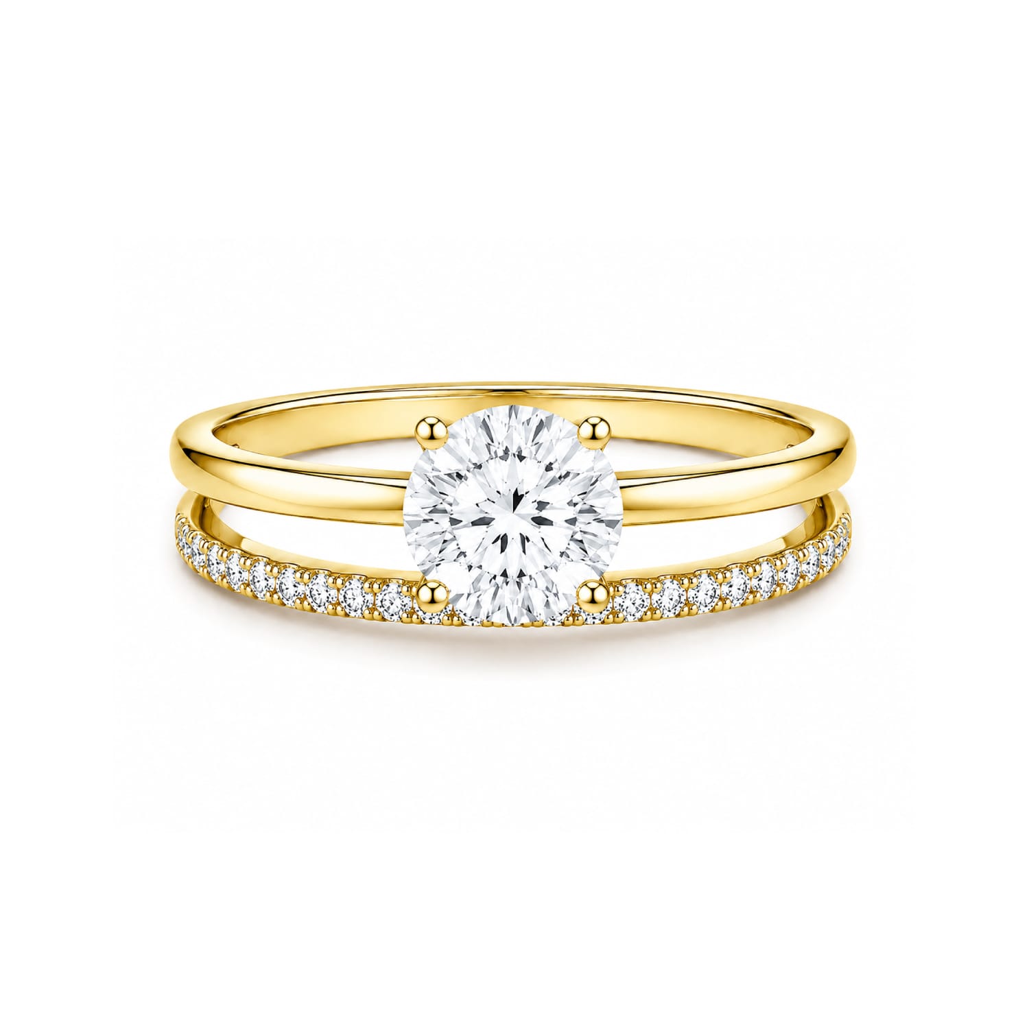 Bague loriele Lia Dualis - Diamant Moissanite💎
