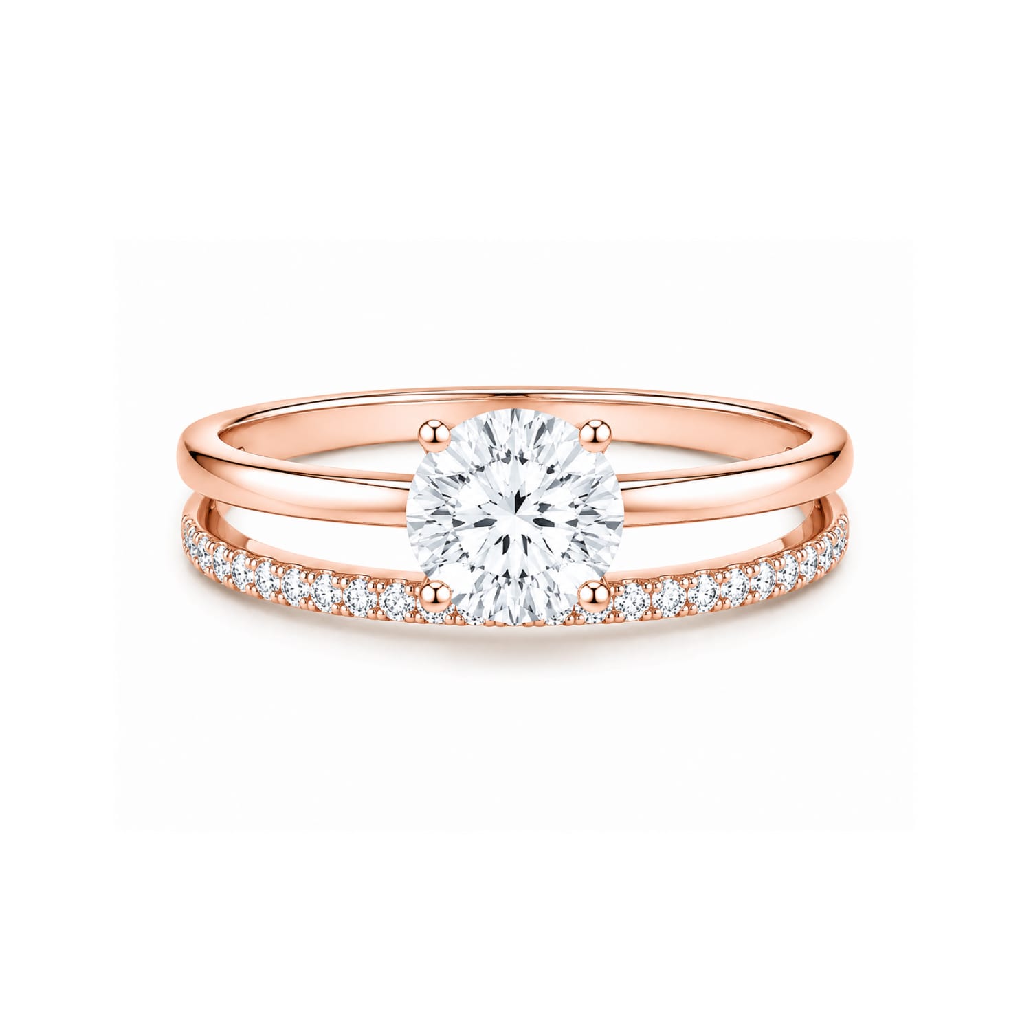 Bague loriele Lia Dualis - Diamant Moissanite💎