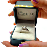 Bague Solitaire Dame de fer 🇫🇷 Argent Sterling 925 - Diamant Moissanite 1 Carat 💎