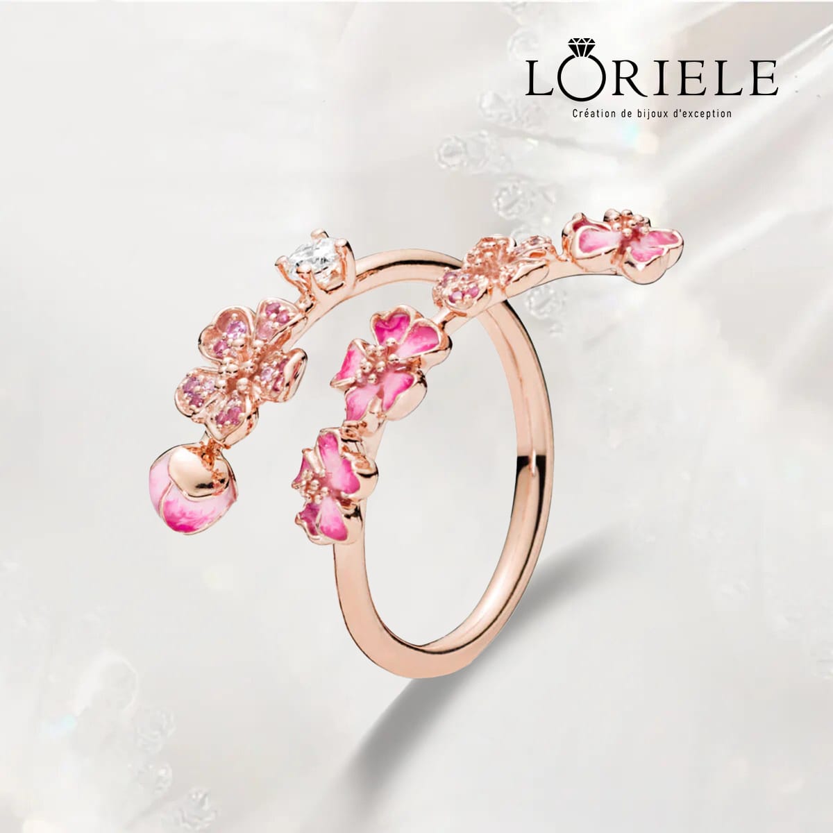 Bague Ajustable Hanami - Fleur de Sakura 🌸
