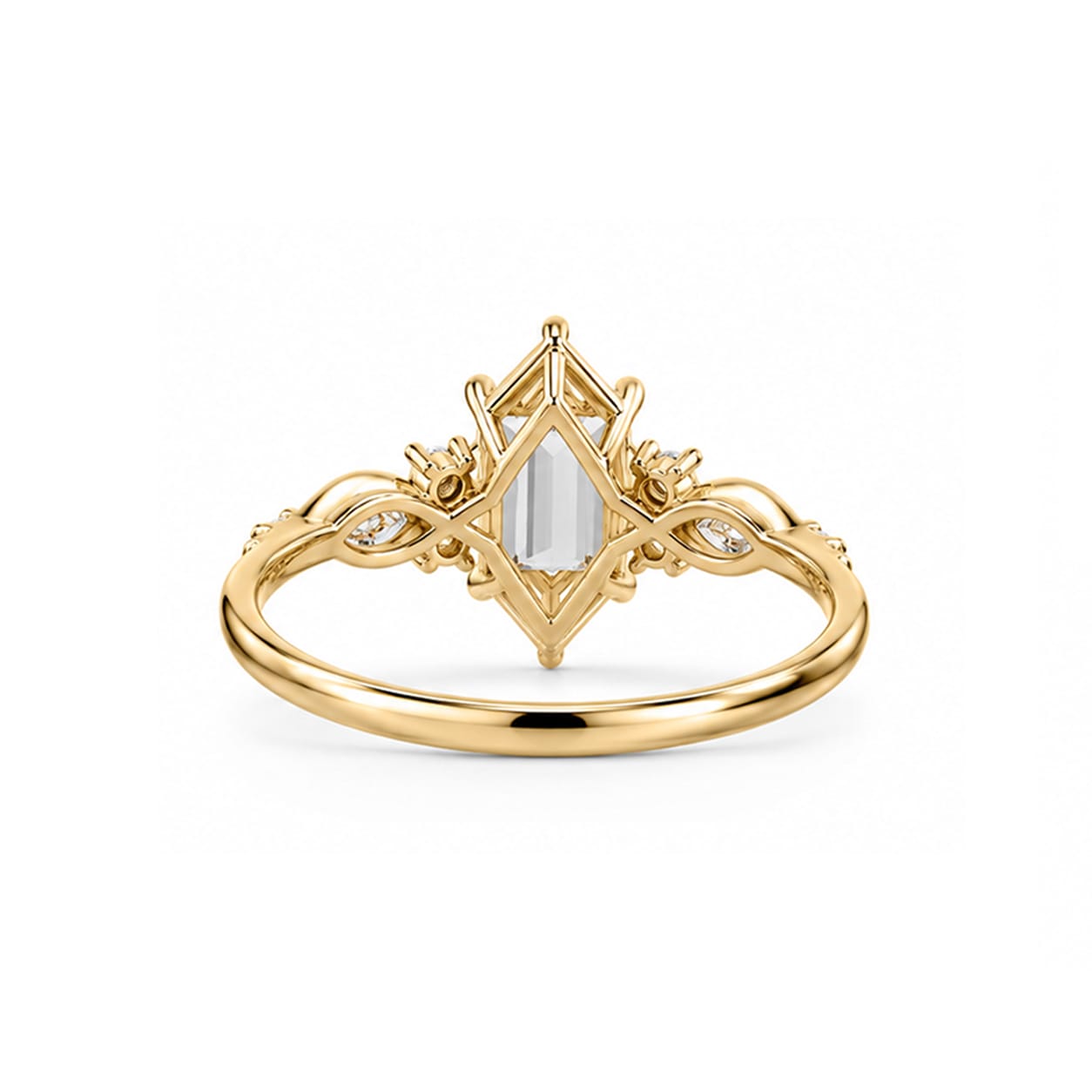 Bague Diadème Impératrice - Diamant Moissanite💎