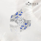 Bague Nymphes Aphrodite Silver - Moissanite 1 carat 💎🌿