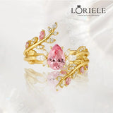 Bague Nymphes Elizabeth - Moissanite Agate 💎🌿