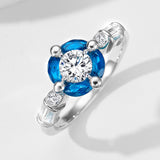 Bague Flot Marine - Diamant Moissanite💎