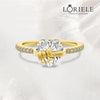 Bague Ruban Cœur de Cristal - Diamant Moissanite 1 Carat 💎