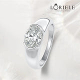 Bague Souverain de Cristal - Diamant Moissanite💎