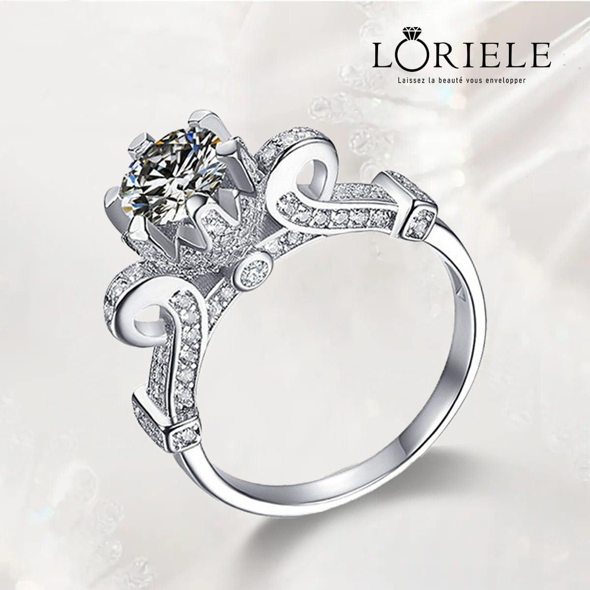 Bague Triumph Solitaire En Argent Sterling 925 - Diamant Moissanite 1 Carat 💎