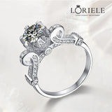 Bague Triumph Solitaire En Argent Sterling 925 - Diamant Moissanite 1 Carat 💎