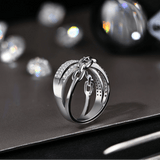 Bague Freya Chaînée en Argent Sterling 925