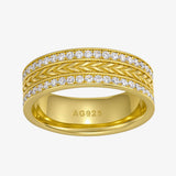 Bague Tresse d'isis - Diamant Moissanite💎