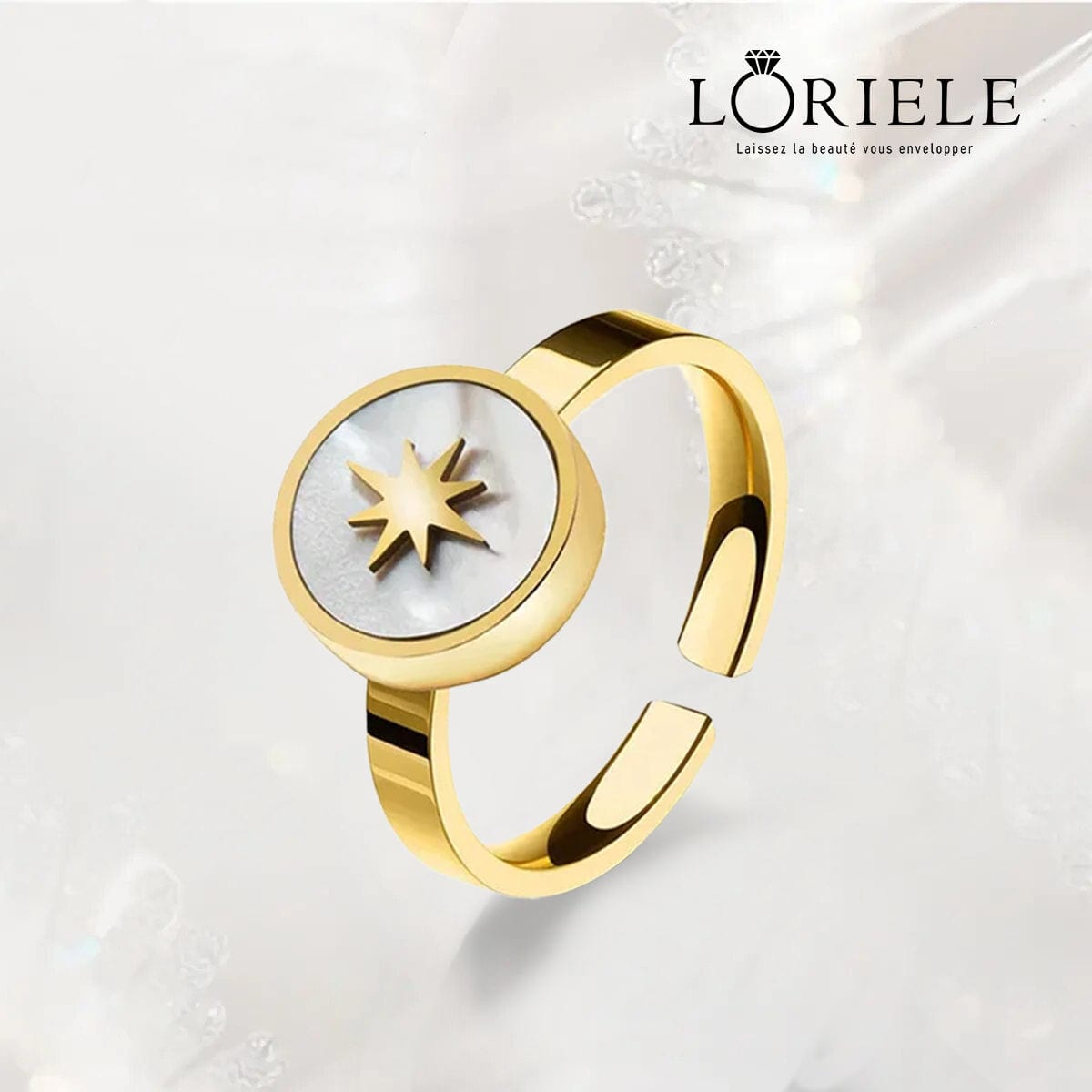 Bague Ajustable Emblème Étoilé - LORIELE