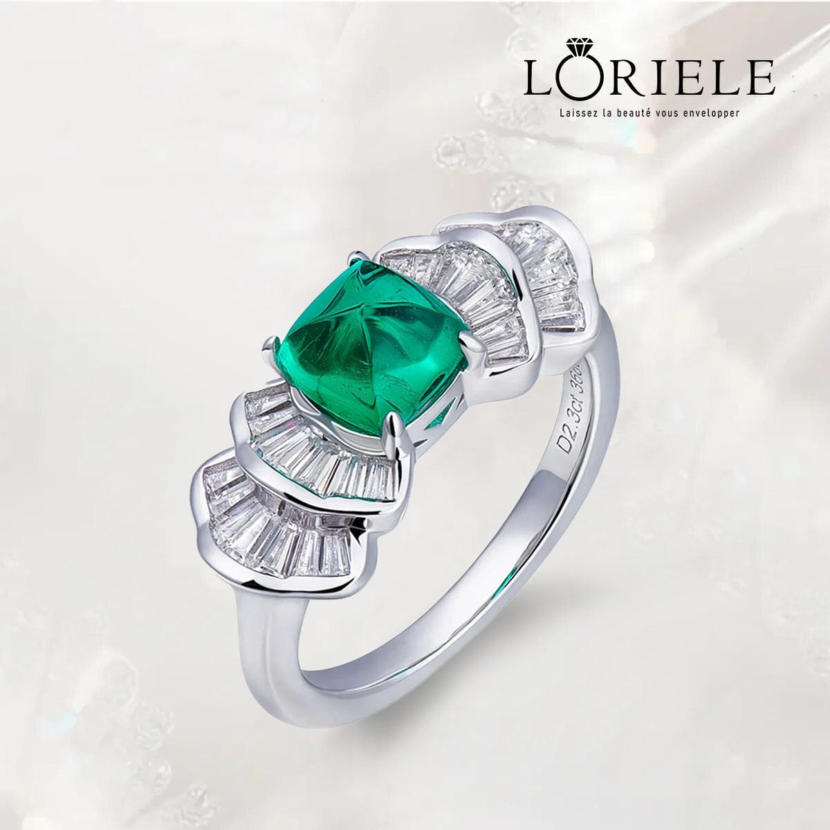 Bague Cocktail Perle De Forêt En Cristal - Vert D'Éclat 🟩