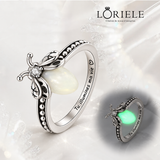 Bague de promesse Luciole « La Princesse et la Grenouille »